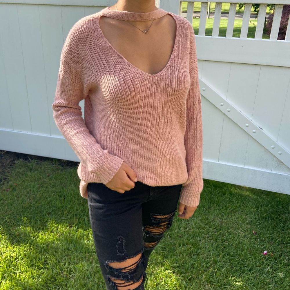 American Eagle Pink Sweater